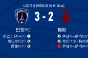 巴黎FC3-2逆转梅斯，凯巴尔两球，西蒙传射